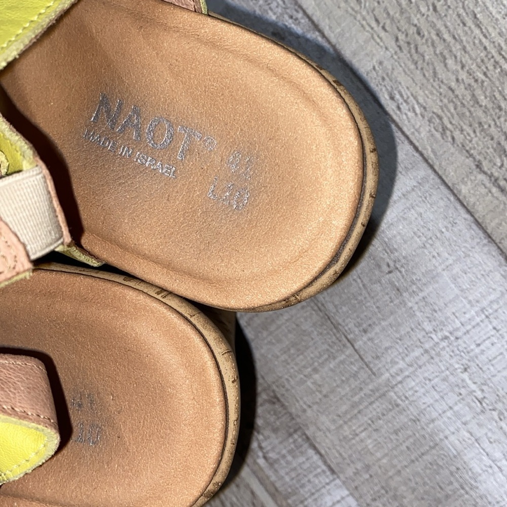 NAOT summer cork sandal in size 41/US 10 1/2 - Picture 8 of 11